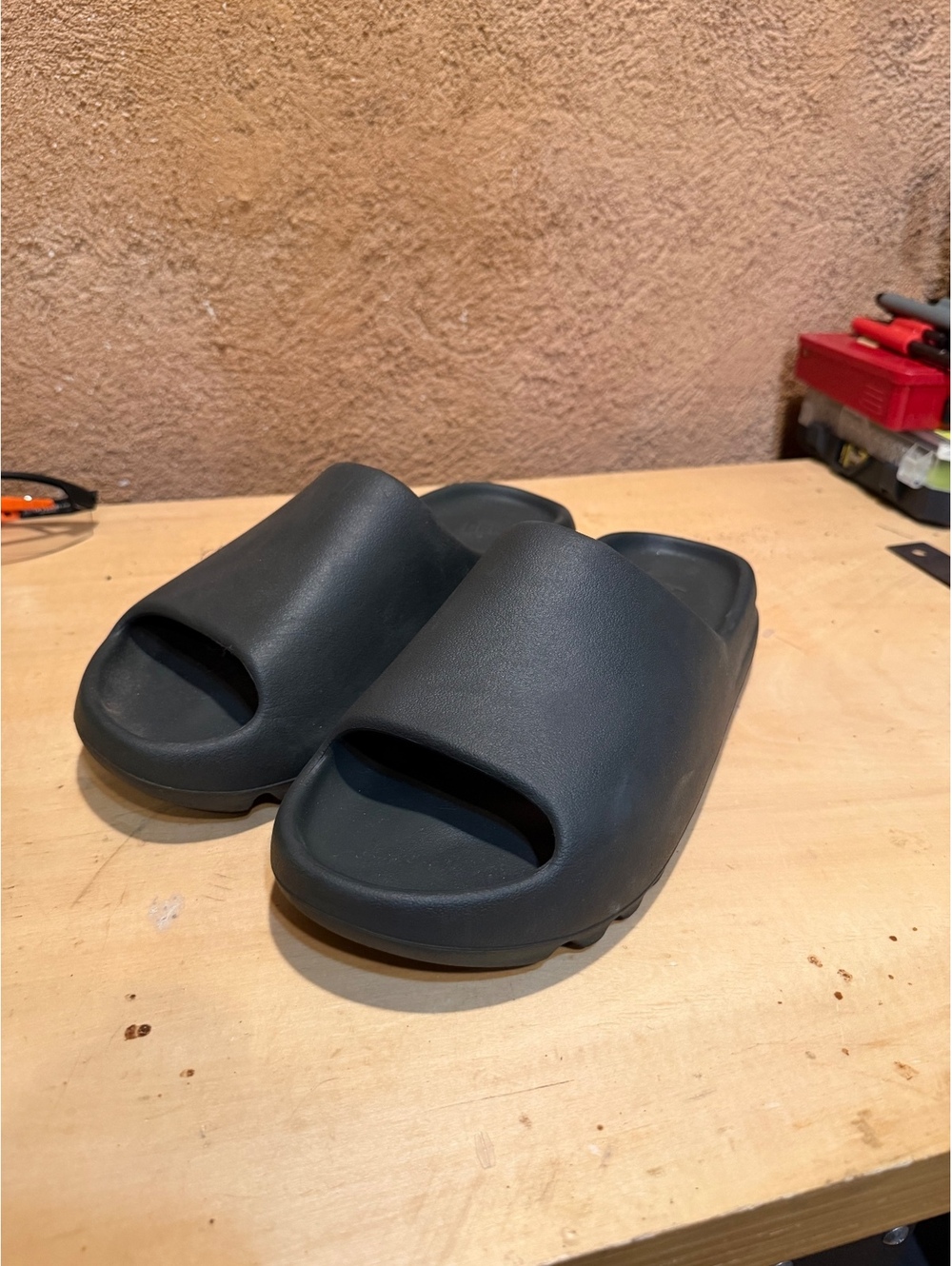 Onyx Yeezy Slides